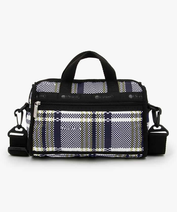 LeSportsac Official Shoulder Bag MINI DUFFEL Pixel Scramble Check CROSSBODY/1594 Women's