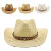 Cowboyhut für den Urlaub, Schmuck, Strohhut, Strand, Panamahut für Club, Karneval, Musikfestival, coole Disco-Party