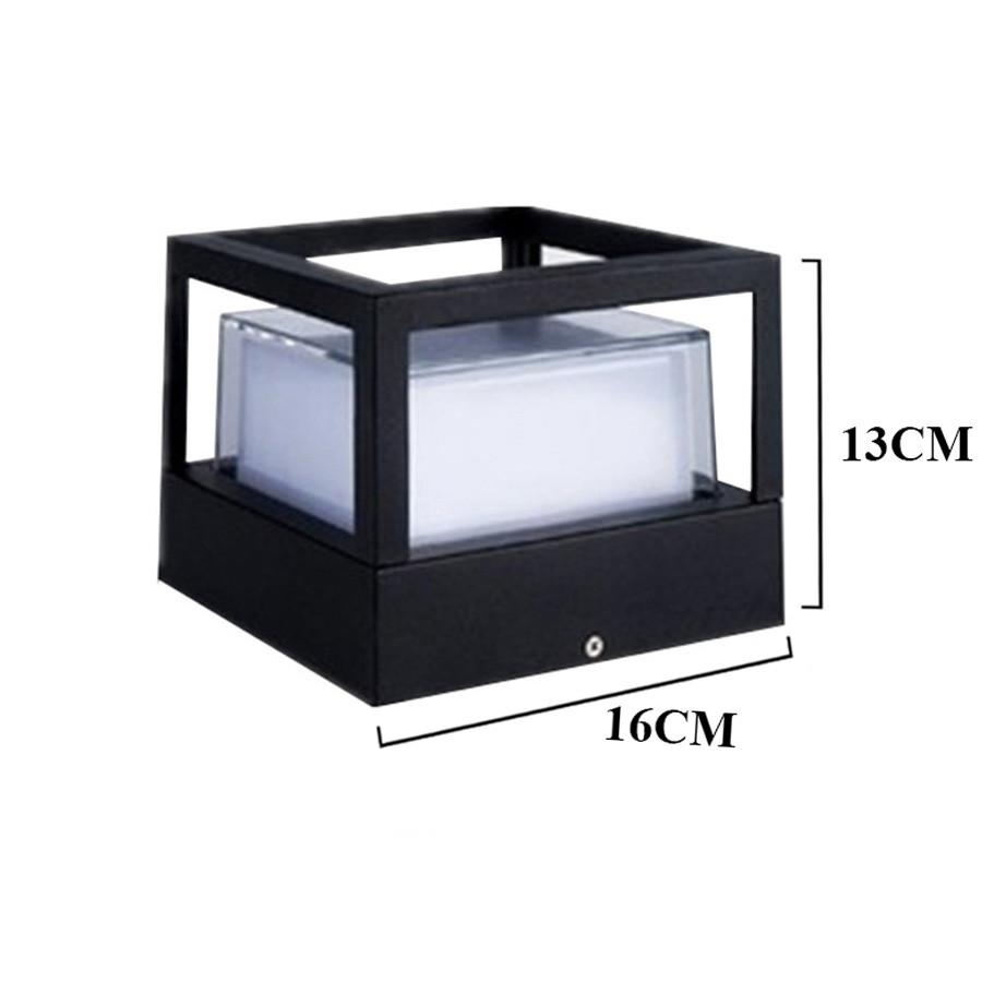 7/12W Outdoor Modern LED Post Light Waterproof LED Fence Deck Column Cap Lamp Villa Garden Balcony Porch Stigma Light