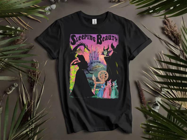 Aurora Princess Basic Black T Shirt Best Gift For Family S