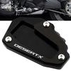 Motorcycle CNC Side Stand Extension Kickstand Enlarge Pad For Ducati SCRAMBLER 1100 Sport Icon Dark DesertX Desert X 2022 2023