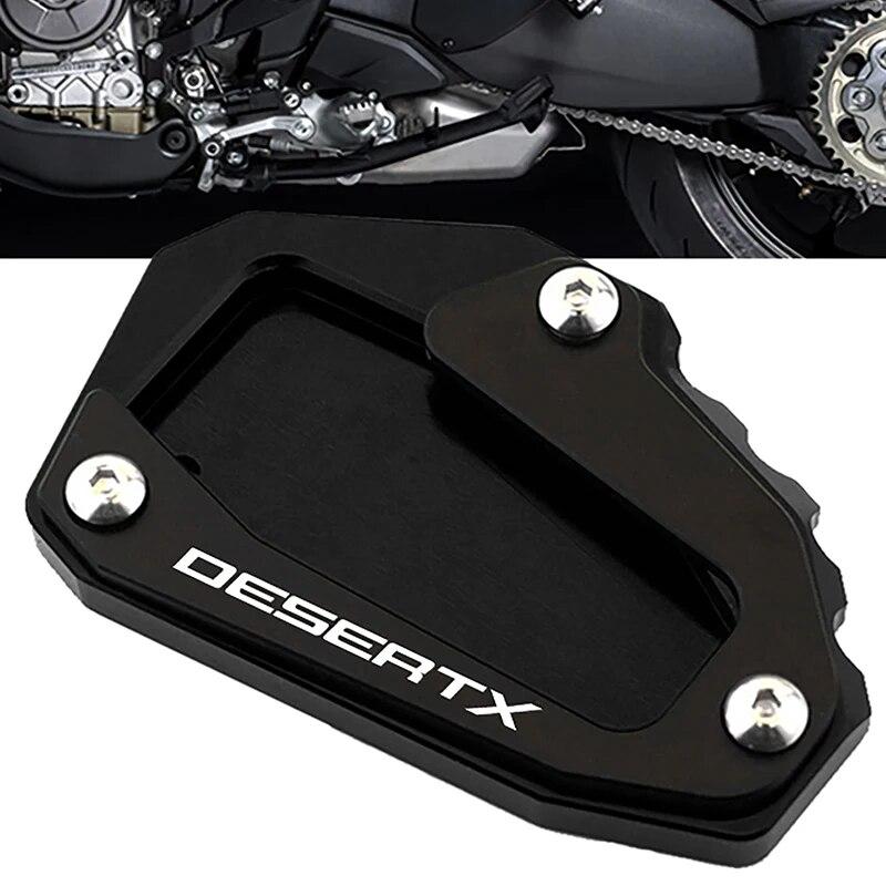 Motorcycle CNC Side Stand Extension Kickstand Enlarge Pad For Ducati SCRAMBLER 1100 Sport Icon Dark DesertX Desert X 2022 2023