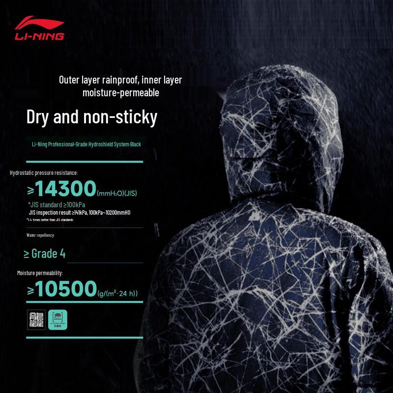 Li-Ning Men s Windproof Duck Down Jacket AYMV649 L