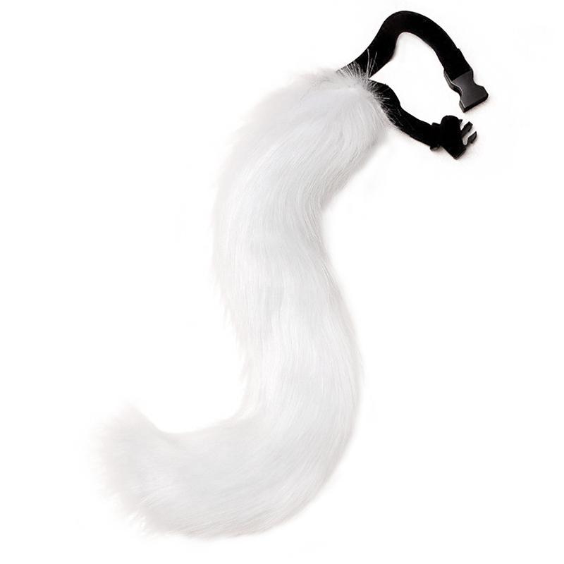 1 Stück Kostüm-Requisiten Anime Tier-Schwanz Cosplay Kostüme Requisiten Katze Fuchs Plüsch-Schwänze Rollenspiel Halloween Party Zubehör