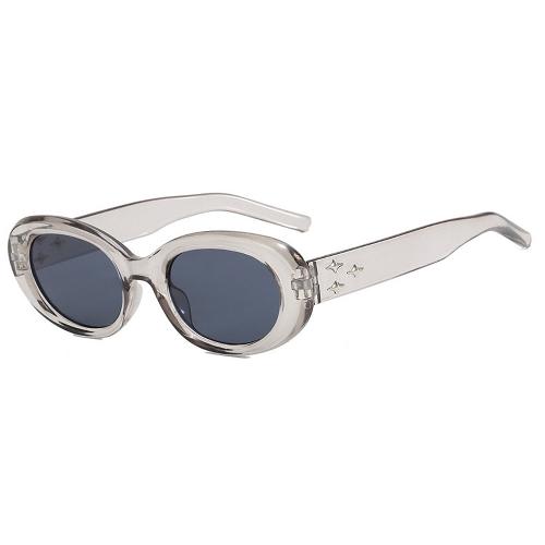 Fashion Big Frame Double Beam Sunglasses Female High-end Sense of European and American Classic Sunglasses Driving Sunscreen Sunglasses