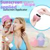 1 Pcs Silicone Suncream Roller Applicator Refillable Oval Isolation Lotion Cream Bottles Stitching Color Cosmetics Tool Travel