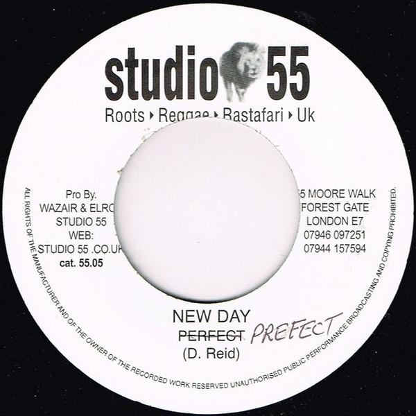 

7inch Record PREFECT 2 STUDIO 55 ALL STARS New Day Black Skin Dub Mix 5505 Studio 55 2004 UK Reggae Ska Dub Used