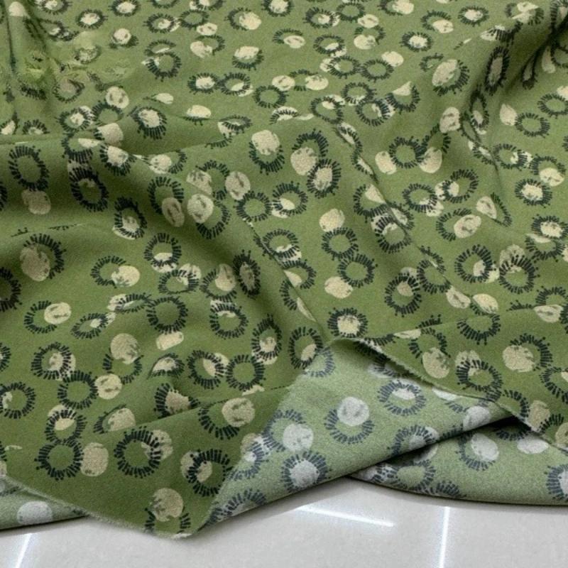 100x150cm Floral Printed Style Fabric Summer Silk Chiffon Fabric for Diy Sewing Soft Comfortable Dress Shirt Pajamas Pants