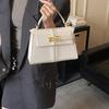 Fashion Women's Bag Lid PU Platinum Bag Handbag Lock Women's Bag