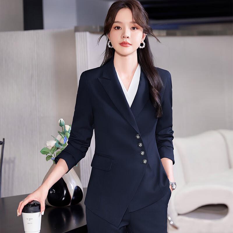 

Women s Irregular Fashion Professional Suit Set M