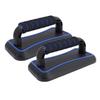 1 Pair Double Use Abdominal Wheel Quiet Multifunctional Abdominal Wheel with Push Up Bar for Fitness