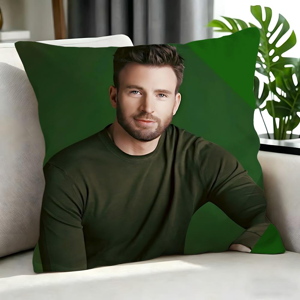 movie Chris Evans Cushion Cover Cushion Cover Set Pcs x x x Pillowcase Decorative Sofa Home Decor