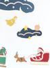 Mobile "Santa Claus Goes On His Journey -Holy Night-" A Dreamy Time Leading Up To Christmas. Adult Interior Decor. W32cm X H40cm. A Mobile Brand Born