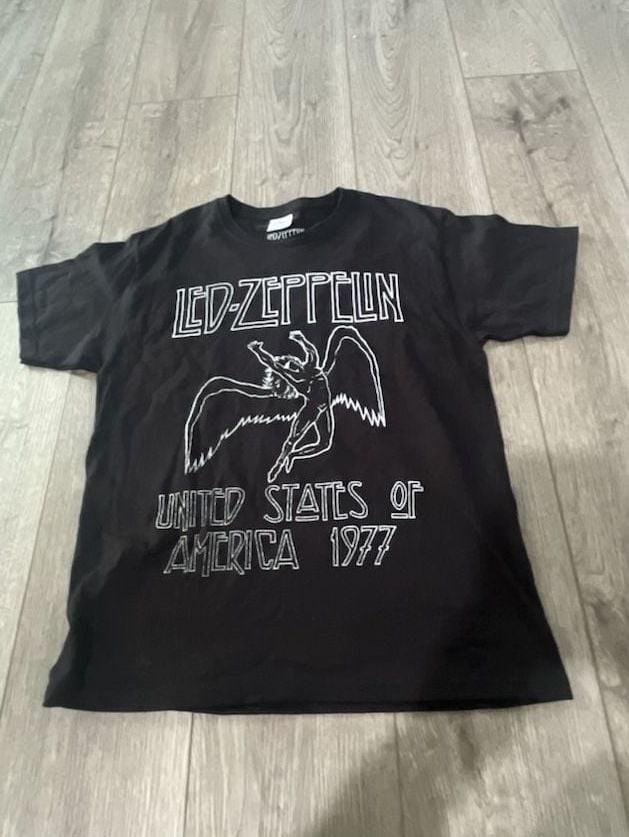 Led Zeppelin United States Of America 1977 Falling Icarus T-Shirt Unisex T-Shirt S