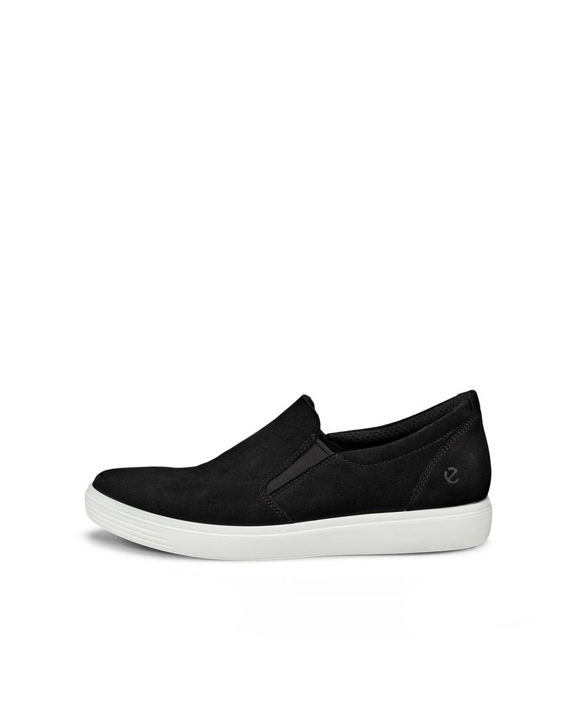 ECCO Classic Sneakers W Women's Genuine Leather Sneakers 21869302001 Black, Size 24.0 Cm, 3E