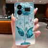 For Realme GT5 GT 5 240w Case Luxury Fashion Butterfly Flowers Clear Soft Silicone TPU Transparent Phone Case Back Cover Capas