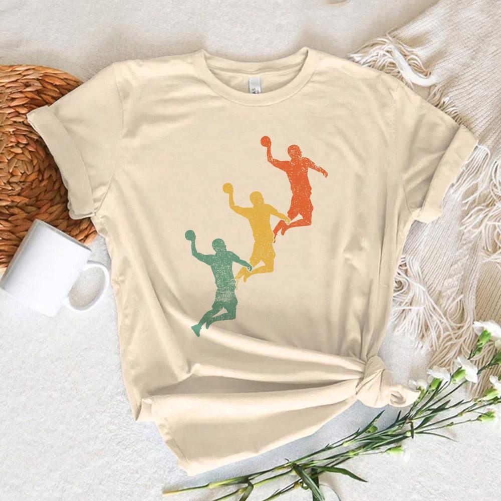 Handball t shirt women comic harajuku Y2K top female comic y2k funny clothes