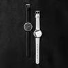 KLON Skeleton Clear Transparent Leather Strap Wristwatch Matching Unisex Stylish Simple KLON INVISIBLE UNIVERSAL SHAPES 38mm [Pair Watches] Men's