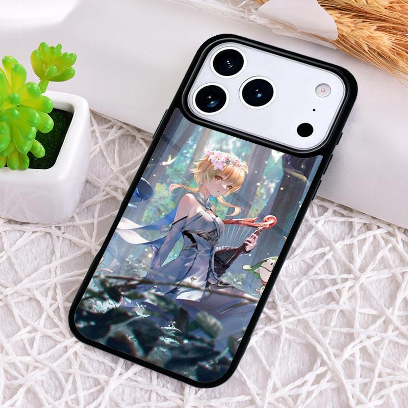 Anime Game Genshin Impact Phone Case for iPhone 17 Air 16 15 11 12 14 13 Pro Max Shockproof Cover