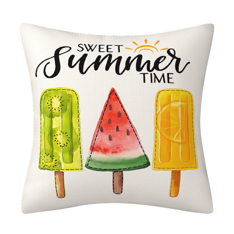 

Новая красочная летняя наволочка из льна с принтом букв, наволочка для подушки для дивана в гостиной, домашняя подушка 45 * 45Cm (excluding pillow core)