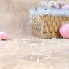 13 Piece Transparent Acrylic Candy Box Bags Wedding Party High-end Table Arrangement Plastic Triangular Handle Basket Gift Box