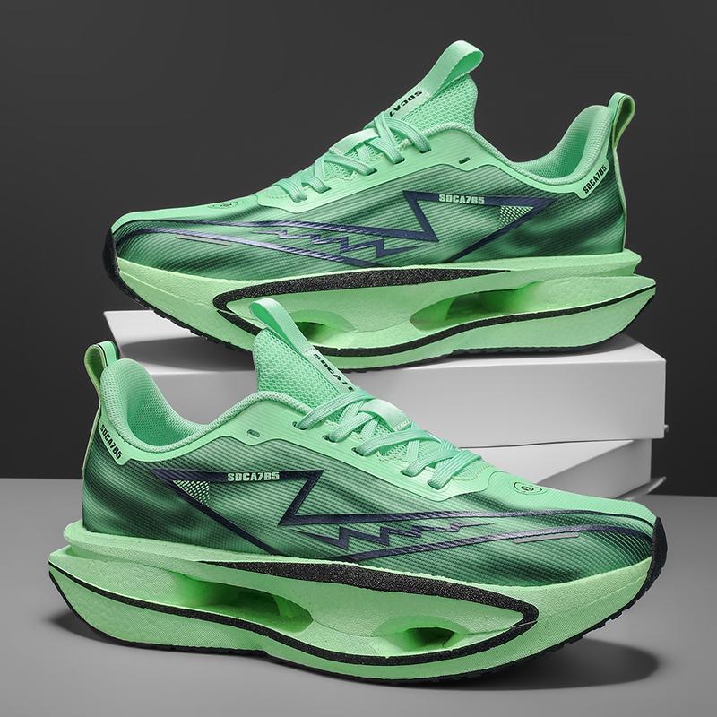 Men's Road Running Shoes, Breathable Casual Sports Shoes for Couples - Lightweight Non-Slip Sneakers Suitable for Running, Walking, and Training