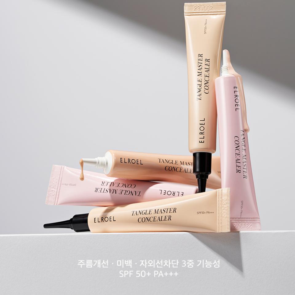 ELROEL Tangle Master Concealer 10ml 3 Types / Long-lasting, Make-Up, Korean Cosmetics, Kbeauty