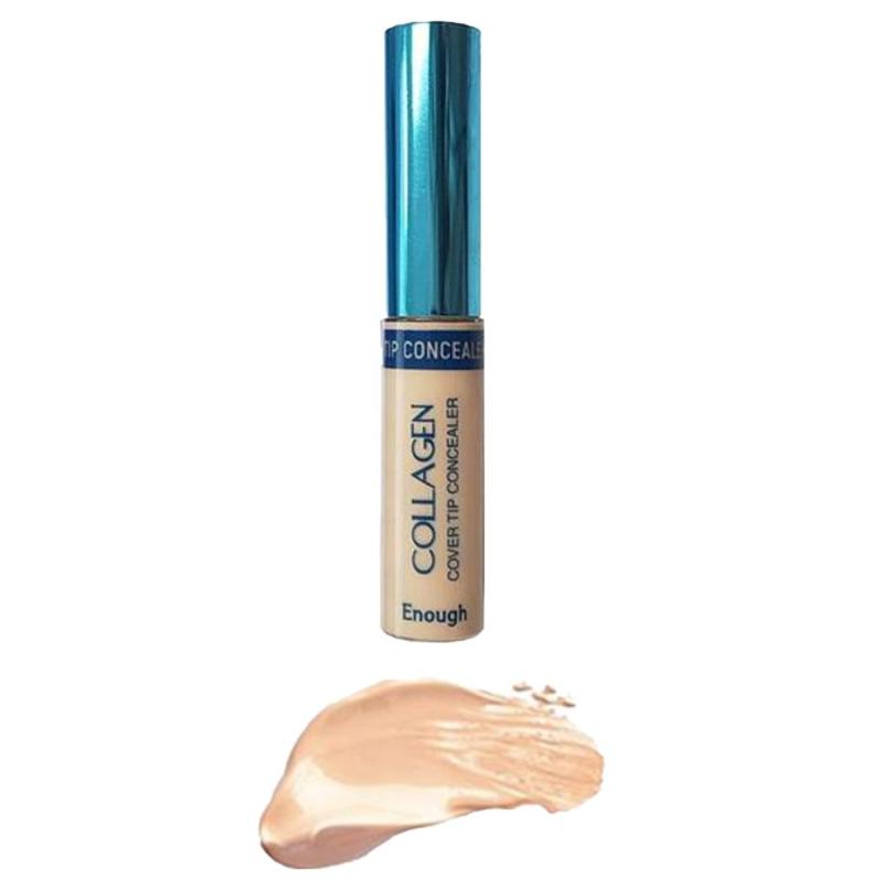 ENOUGH Collagen Cover Tip Concealer – 3 Shades | High Coverage & Hydrating
