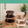 Handmade Wooden Plant Holder With Legs For Flower And Succulent Display In Home
