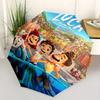 Good Friends Luca & Giulia & Alberto Automatic 3-Fold Cartoon Umbrella Design, Cute Cartoon Pattern, Portable Outdoor Umbrella, Perfect, Hol