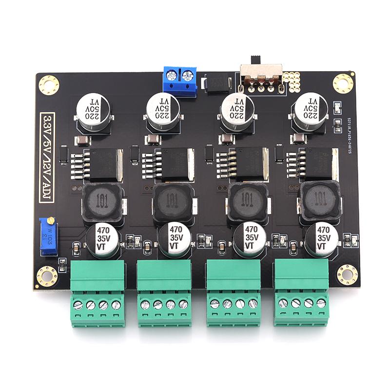 Stlxy LM-2596 Multi-Circuit Switching Power Supplies Module 3.3V 5V 12V ADJ Adjustable Voltage Output Power Modules LM2596