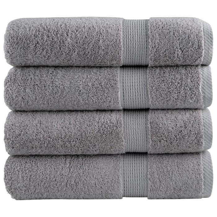 VidaXL Superior Quality Hand Towels 4 Pcs, Bath Towels, Hand Towels, Bathroom Washcloths, 137306