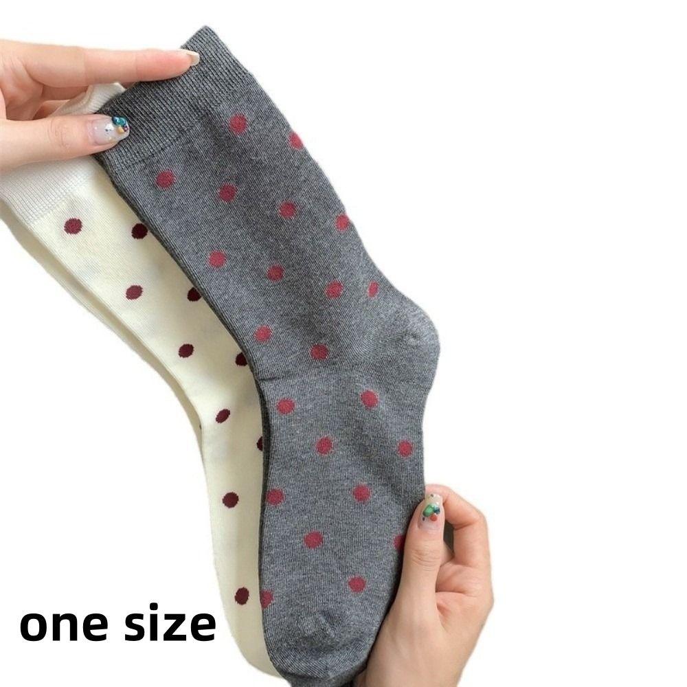Harajuku Vintage Middle Tube Socks Knitted Snow Boot Socks New Women Socks  Autumn Winter