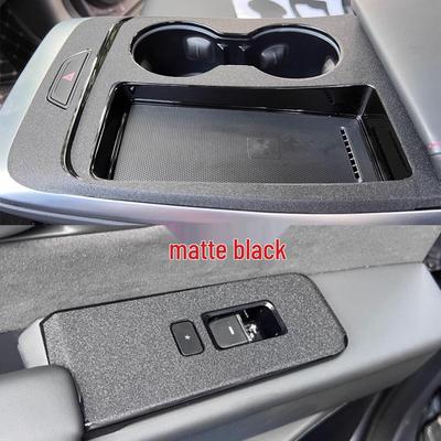 22-23 Jetour Dasheng Interieur Anti-Krasfolie: Middenconsole, Versnellingspook, Raambediening Zwarte Krijger Stickers