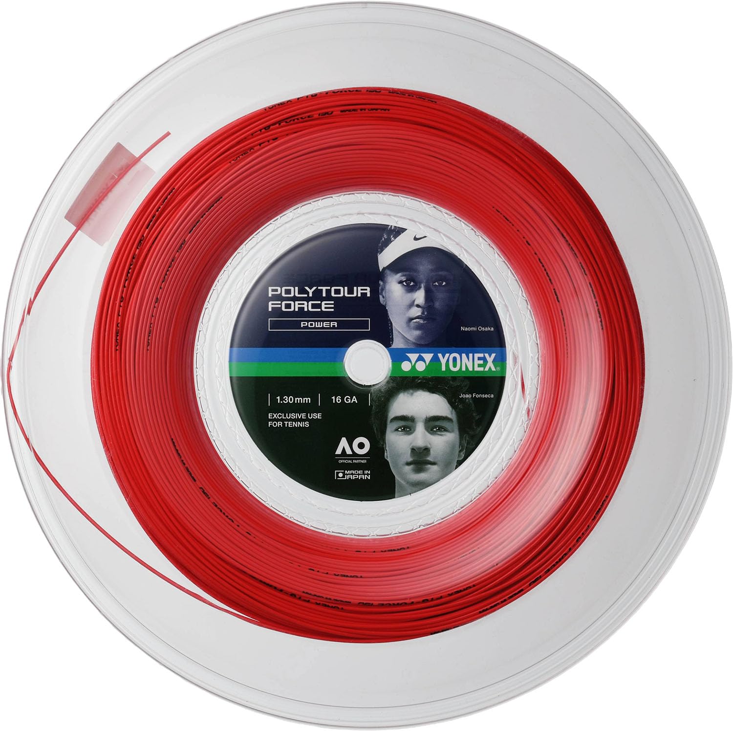 YONEX Poly Tour Force 130 200m bright red PTFO30R2