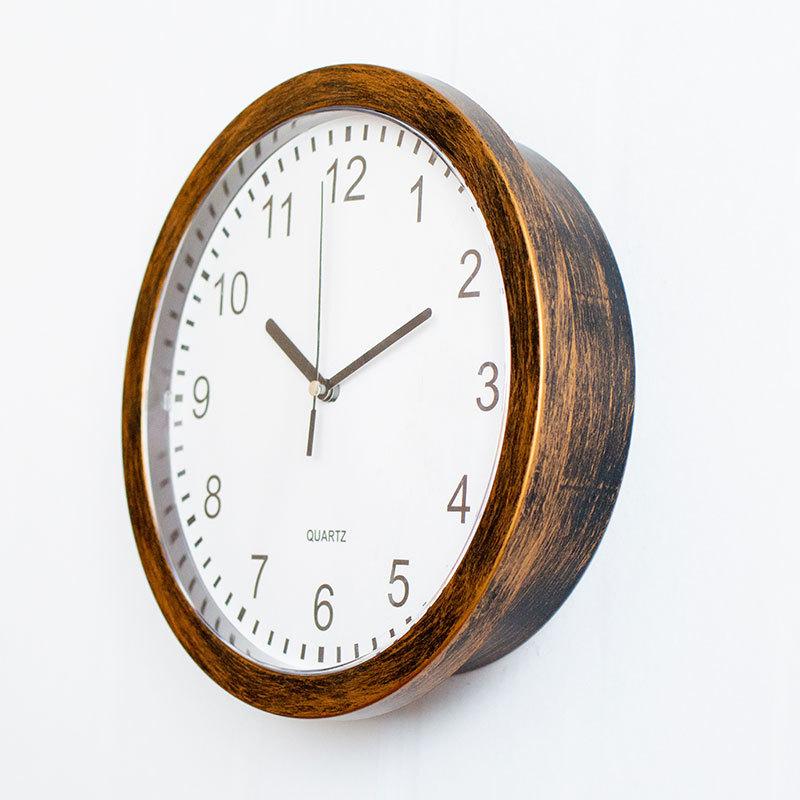 1Pc  Storage Wall Clock Creative Retro Decoration Wall Clock Storage Jewelry Box Living Room Clock