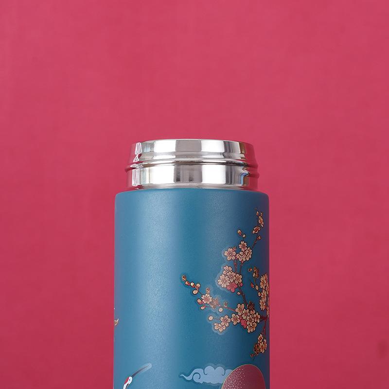 Large Capacity Multi-function Thermos Cup 500ml Vacuum Flasks Portable Stainless Steel Thermos Cup Water Bottle Travel Tea Mug Office Thermos Cup