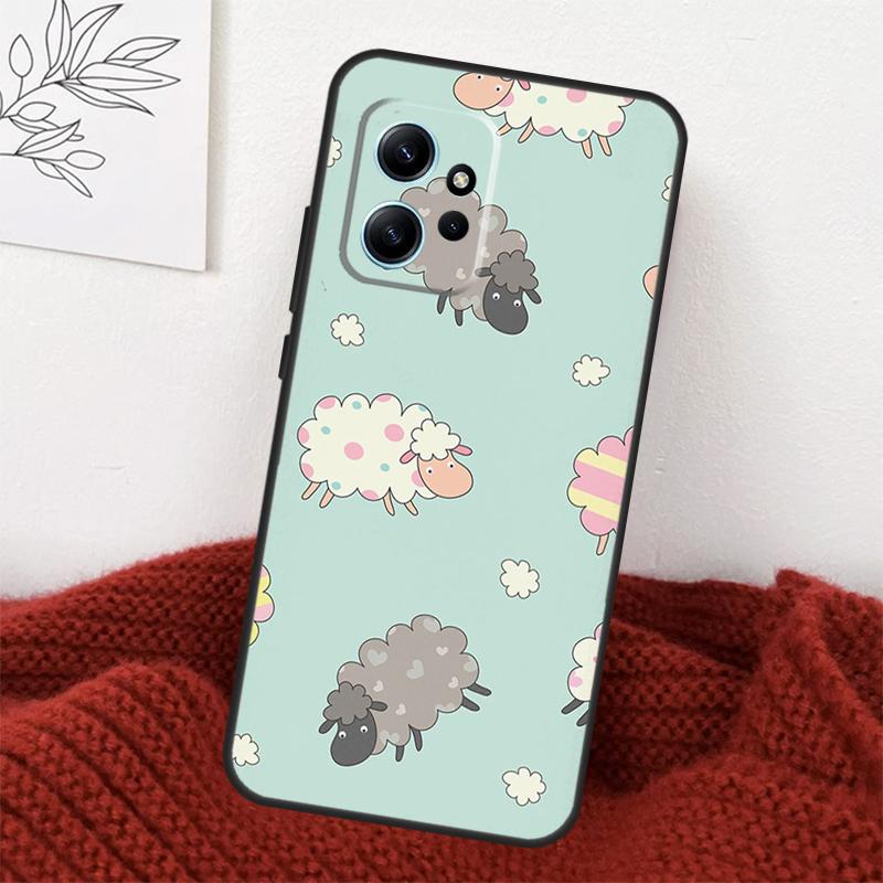 Cute Sheep Case For Xiaomi Redmi Note 14 13 10 11 12 15 Pro Plus Cover For Redmi 15 14C 12C 10C 13C 15C