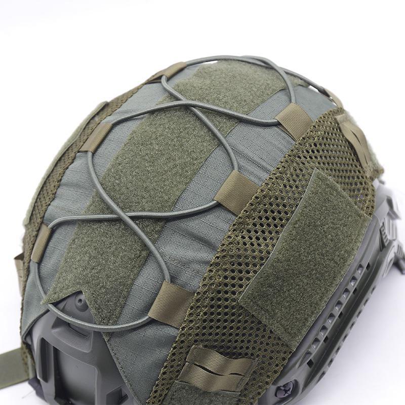 Helmstoff Camouflage Helm Elastisches Seil Camouflage CP Kleiner Grüner Mann Taktischer Helm