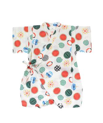 Jinbei Coverall 15333105 Baby Jinbei White 70cm [C.S.N.N.]