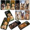 German Shepherd Dog Golden Retriever Phone Cover for Apple iPhone 17 16 11 Pro XS Max XR 6 7 8 Plus 16E SE 2020 Air 5 SE2 Case
