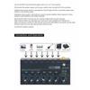 Ultra Compact Audio Mixer KTV Karaok 4 Channel Professional Sound Mixer Ultra Low Noise 4Channel Audio Line Mixer