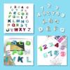 Semi-Stereoscopic Resin Keychain Molds DIY Alphabet Number Casting Mold Jewelry Craft Making Tools for Making Ornaments