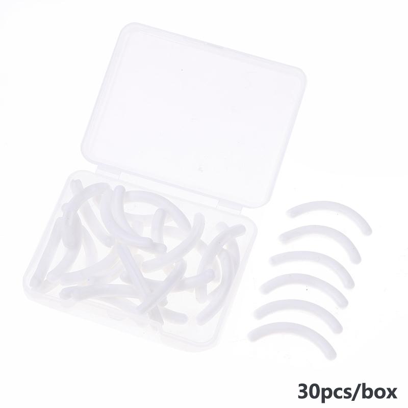 30Pcs Refill Pads For Eyelash Curler Best Replacement Rubber Cushions Washable For Mascara Eyeliner Or Glue Smudged Lashes