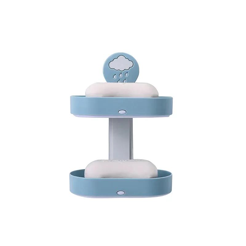 1 sztuk mydelniczka łazienka mydelniczka pod prysznic płytki prysznicowe pudełko do przechowywania mydła z odpływem naścienne samoprzylepne materiały z tworzyw sztucznych