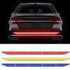 Car Boot Tailgate Trim Sticker Car Stickers Reflection Warning Decal Strips Trunk Adhesive Sticker Easy Installation