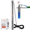 Pompă Submersibilă pentru Puțuri Adânci Putere 1500W Debit Maxim 9.8 m³/h Înălțime Maximă de Pompare 108m Pompă de Apă din Oțel Inoxidabil IP68 Impermeabilă cu Cutie de Control Externă pentru