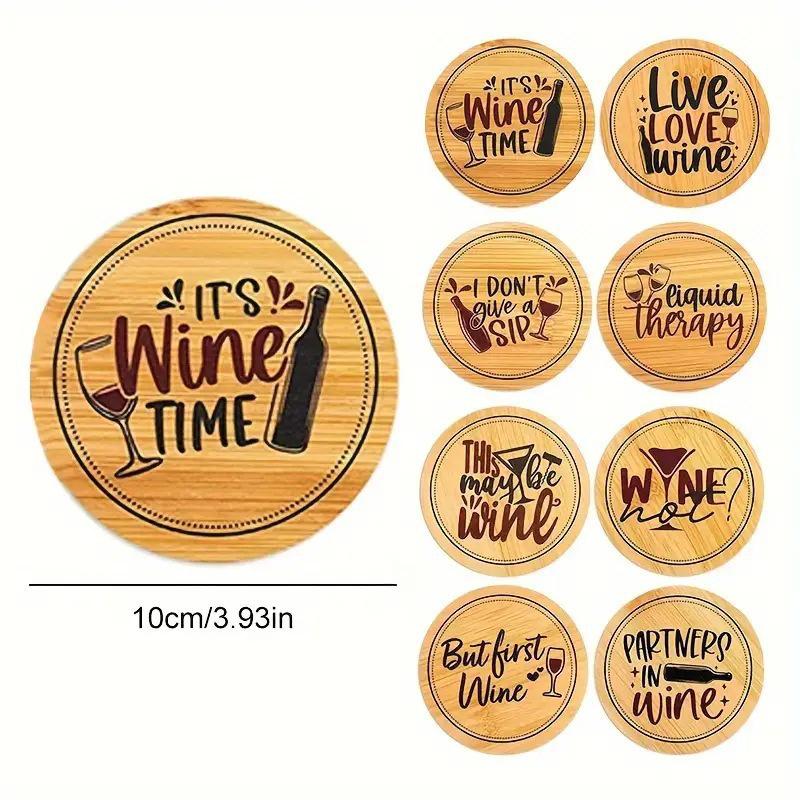 

Wooden Coaster for Wine Glasses, Champagne, and Storage Jars – Perfect for Home Dining Table