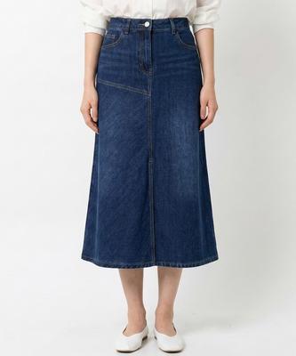 MESENSE Stitch Denim Skirt_Mb49Dsm201Z