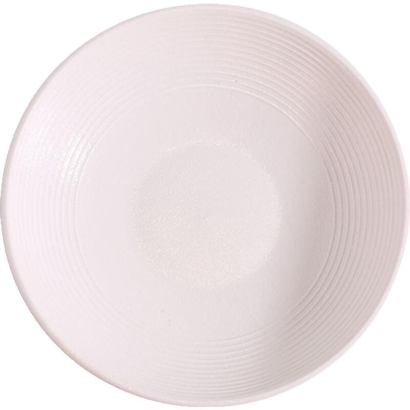 ZISIZ Retro Frosted Ceramic Deep Salad Plate